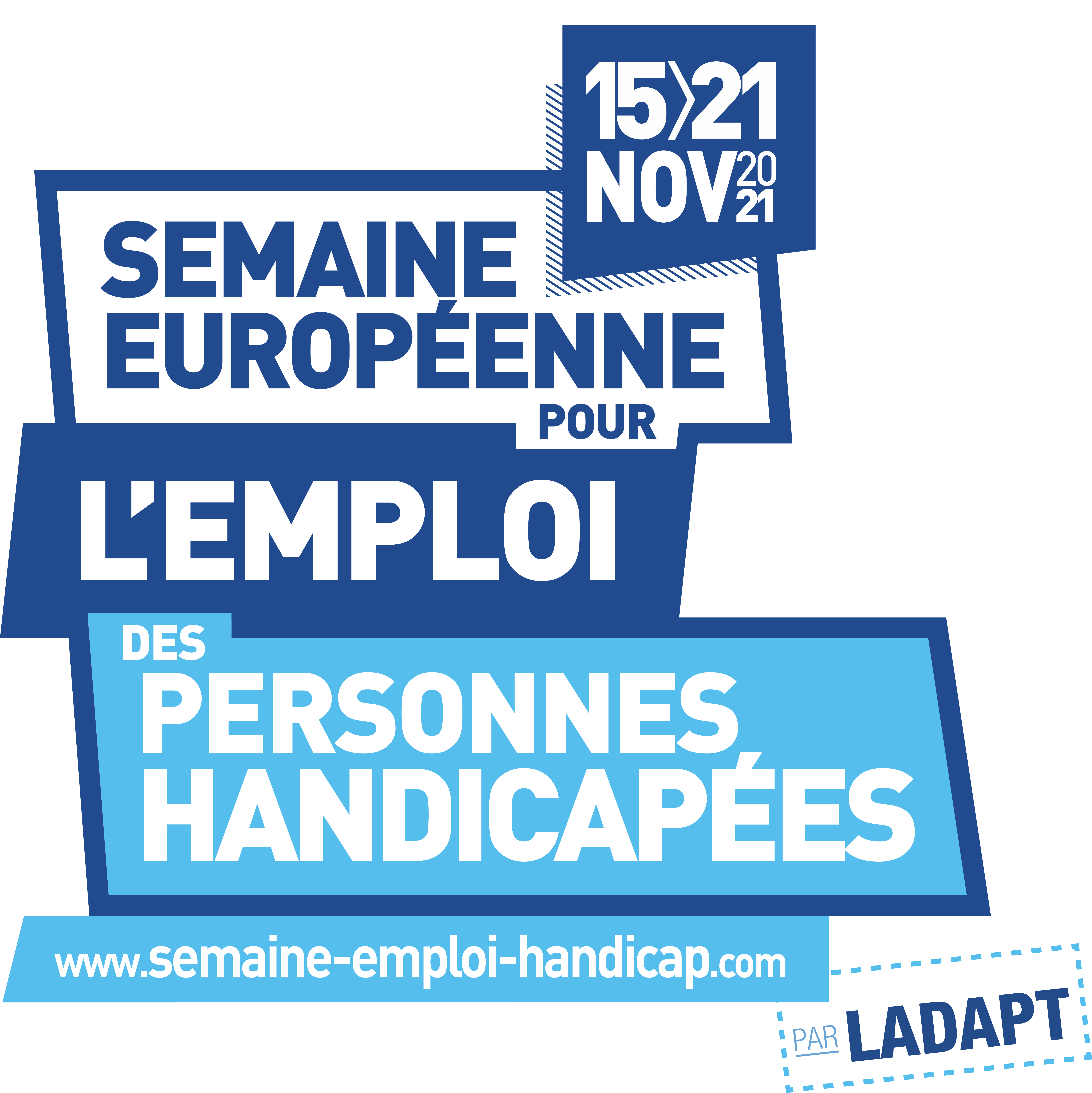 Semaine européenne pour l'emploi des personnes handicapées (logo)